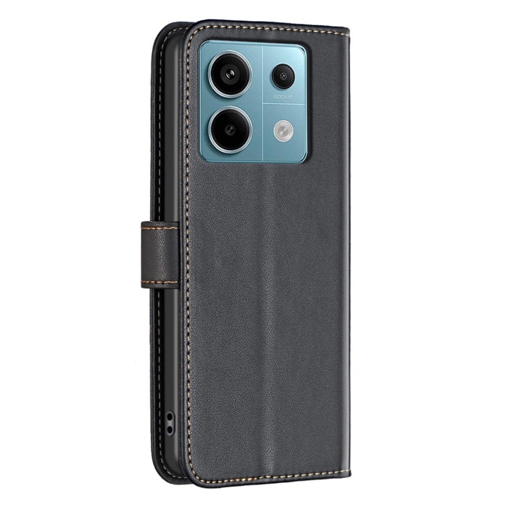 BNF könyvtáska Xiaomi Redmi Note 13 Pro 4G/Poco M6 Pro - fekete