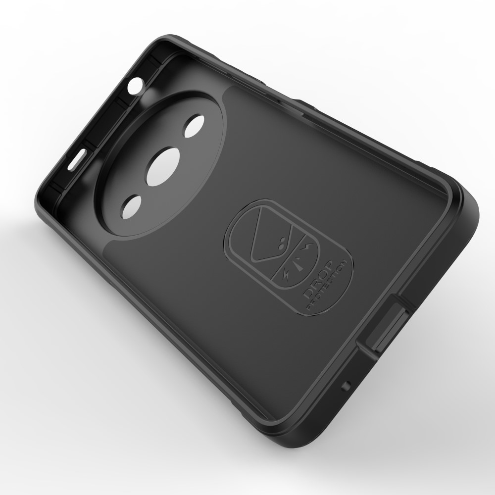 Rugg tartós zselés tok Xiaomi Redmi A3-hoz - fekete