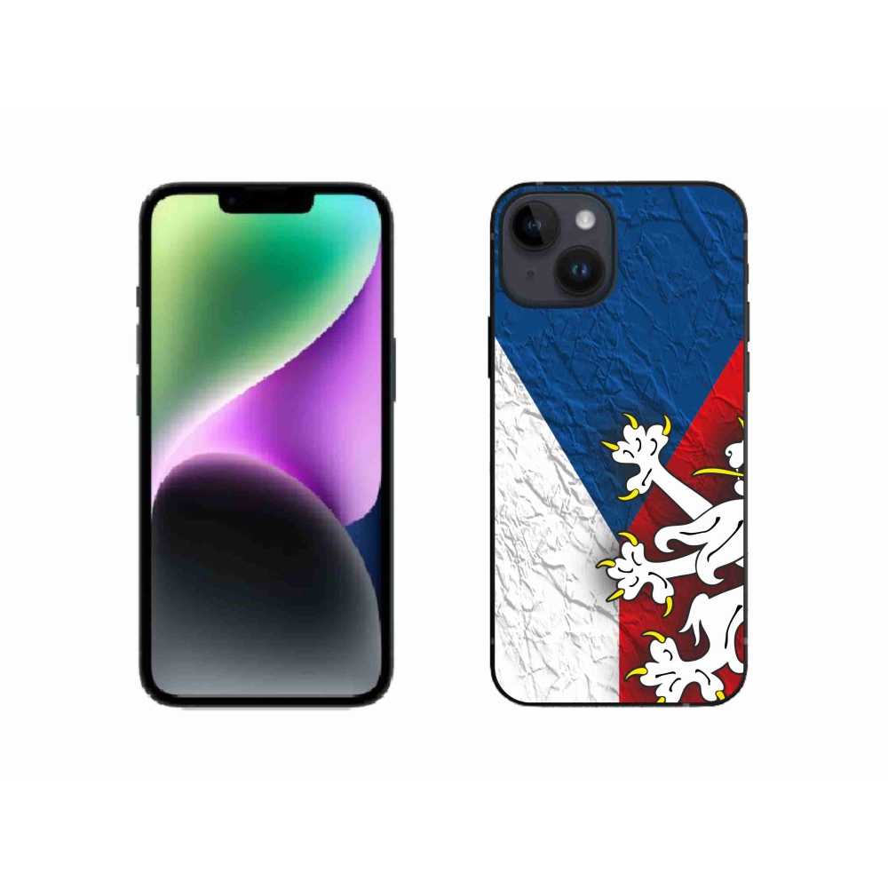 Zselés borítás mmCase iPhone 14 készülékhez - Cseh zászló 1