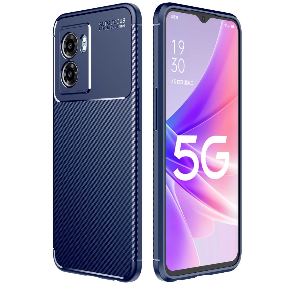 Szálálló zselés tok a Realme Narzo 50 készülékhez - kék