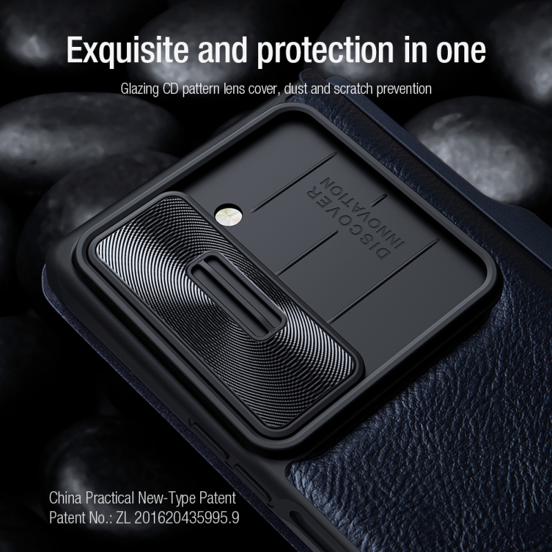 Nillkin Qin Book PRO tok Samsung Galaxy Z Fold 6 Business Fekete fekete