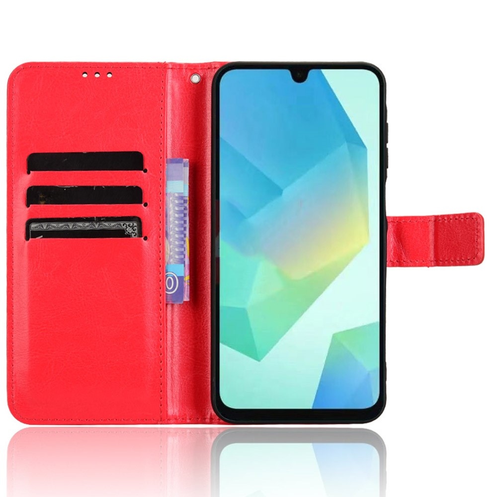 Őrült könyv tok Samsung Galaxy A16 4G/5G készülékhez - piros