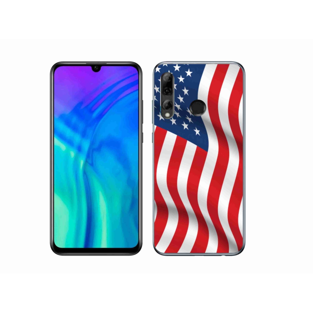 Zselés borító mmCase a Honor 20e készülékhez - amerikai zászló