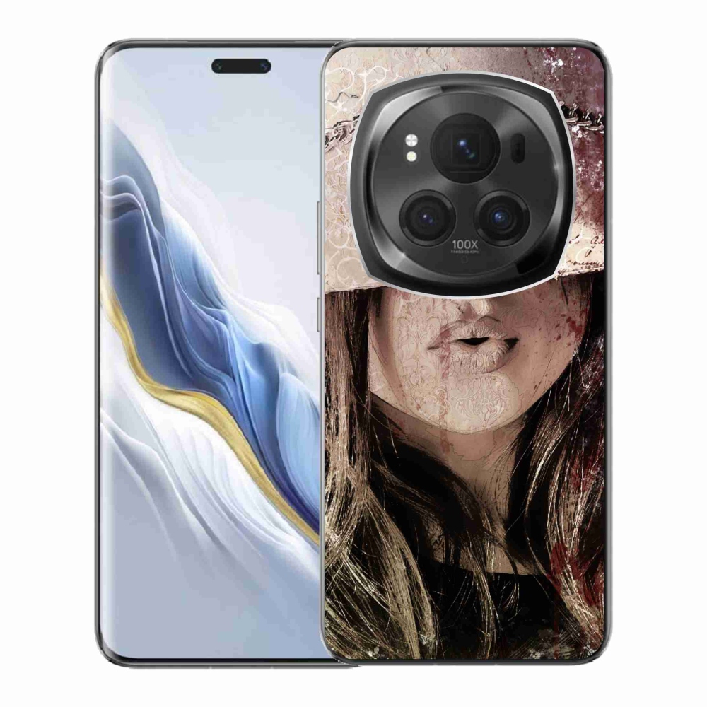 Zselés borítás mmCase a Honor Magic 6 Pro 5G-n - lány
