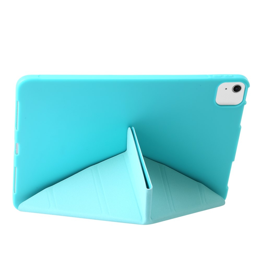 Origamis intelligens pozícionáló tok iPad Air 13 (2024)/(2025) - világoskék