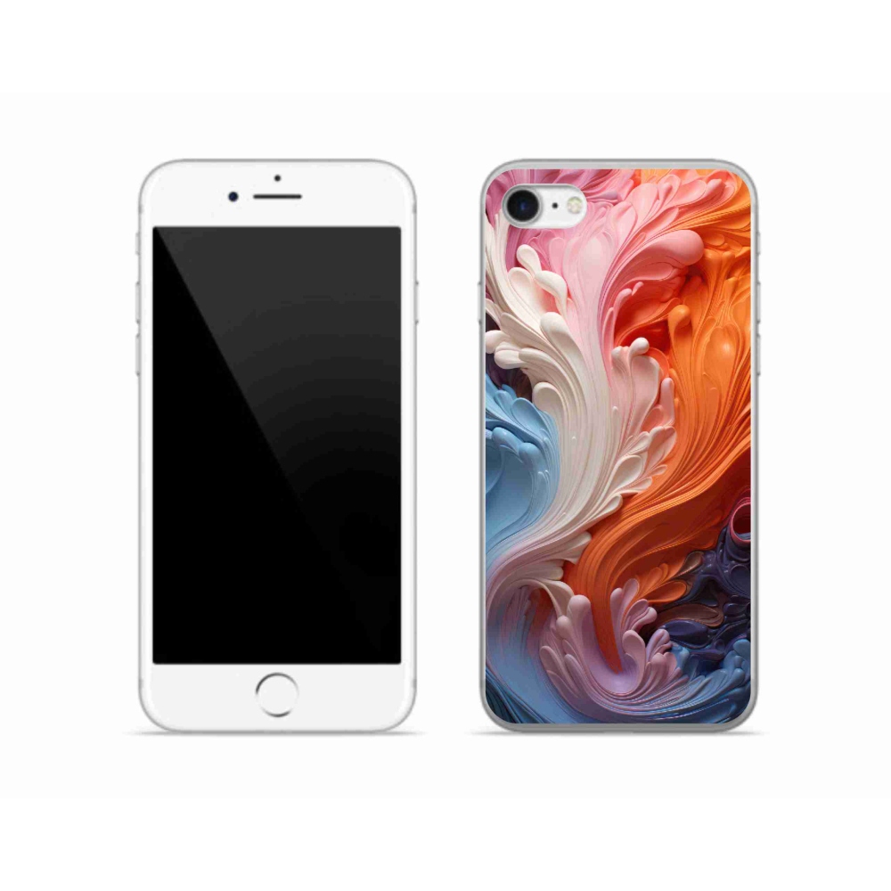 Zselés borítás mmCase iPhone SE (2020) - absztrakt motívum 8