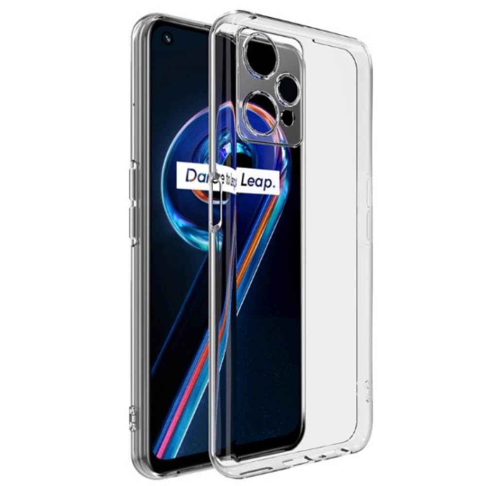 Átlátszó zselés tok a Realme 9 5G készülékhez - átlátszó