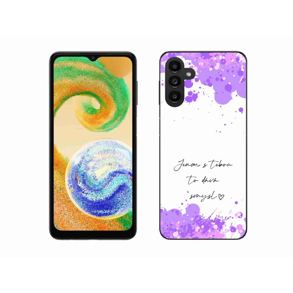 Gél borítás mmCase Samsung Galaxy A04s (164.7x76.7x9.1mm) - fehér háttér