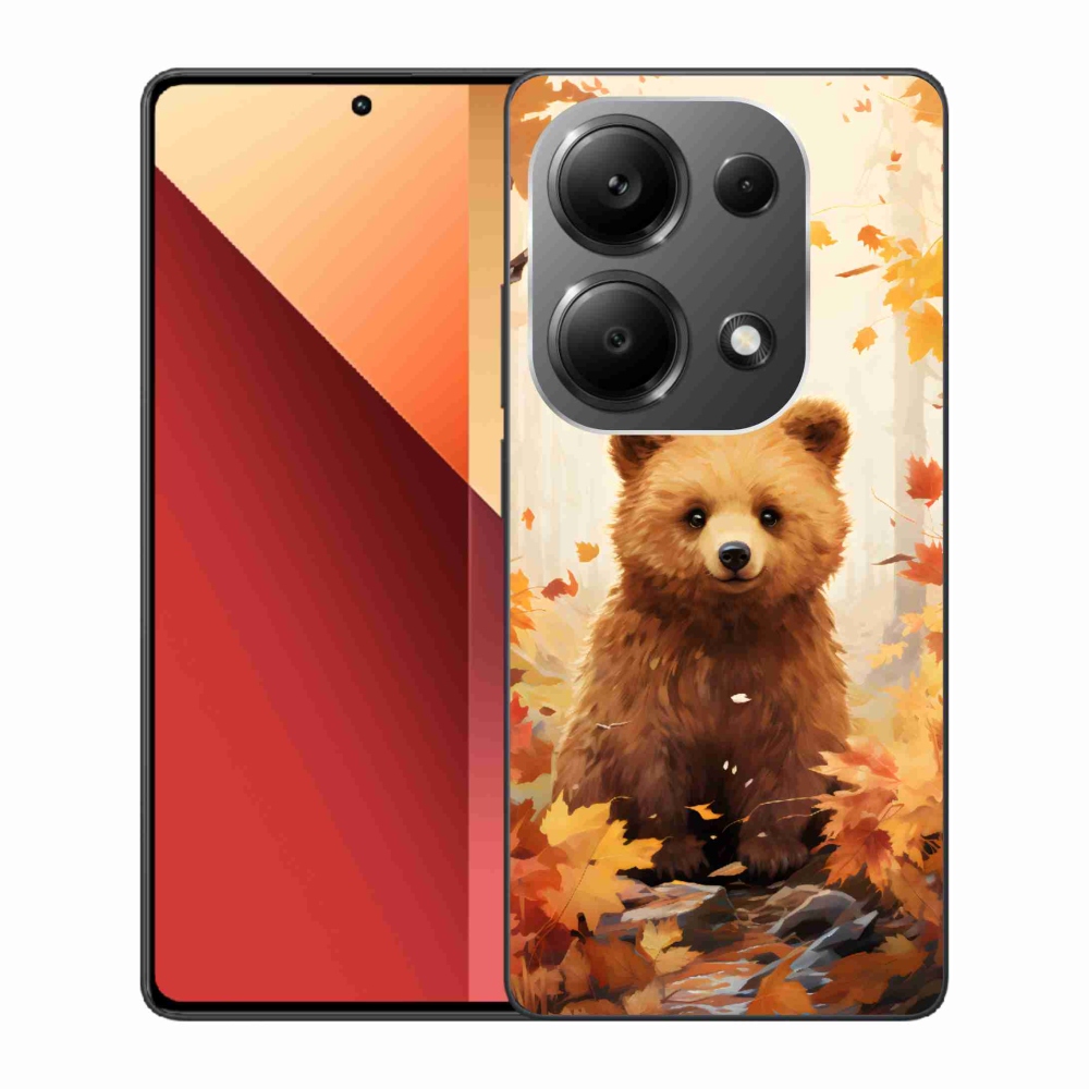 Zselés borítás mmCase a Xiaomi Redmi Note 13 Pro 4G/Poco M6 Pro - medve az erdőben