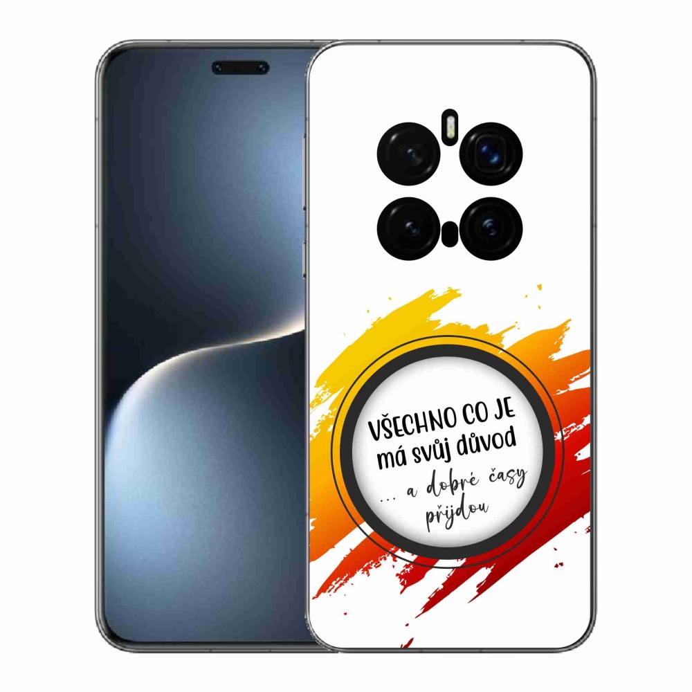 Gél borítás mmCase a Honor Magic 7 Pro 5G készülékhez - Idézet 3 fehér háttér