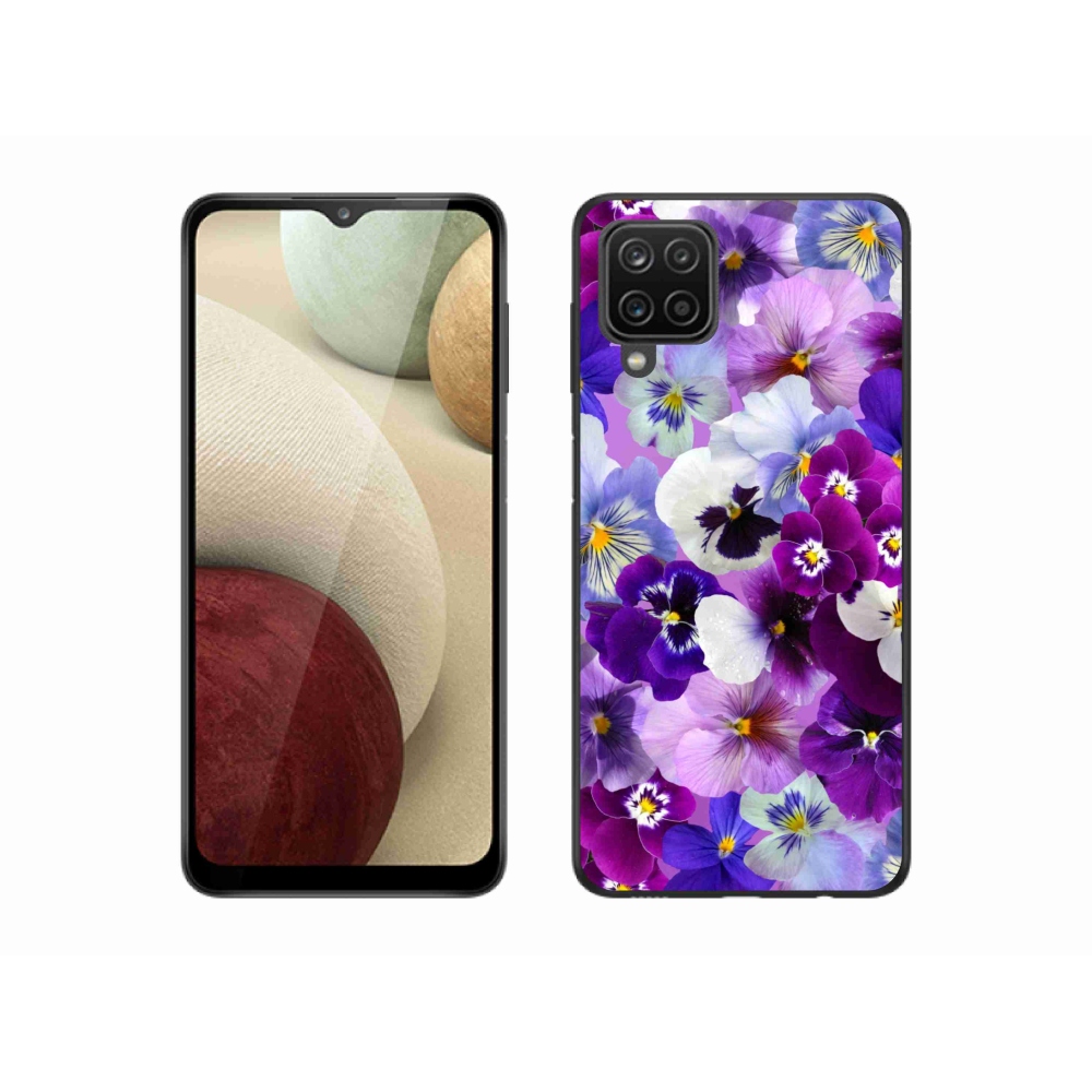 Gél borítás mmCase Samsung Galaxy A12 - virágok 9