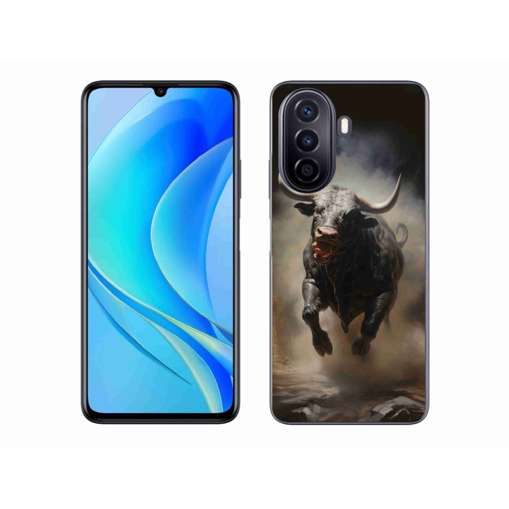Gél borítás mmCase a Huawei Nova Y70 készülékhez - dühös bika