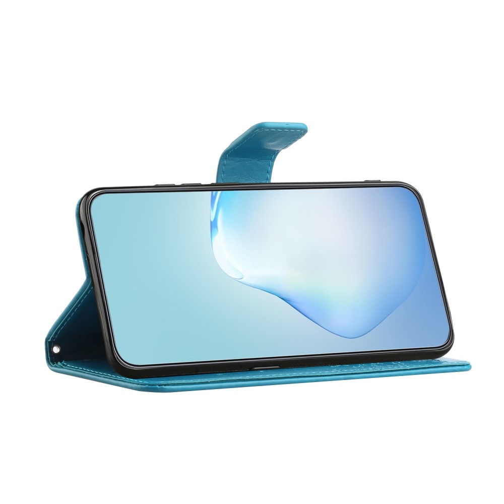 Fás könyv tok Samsung Galaxy A35 5G - kék