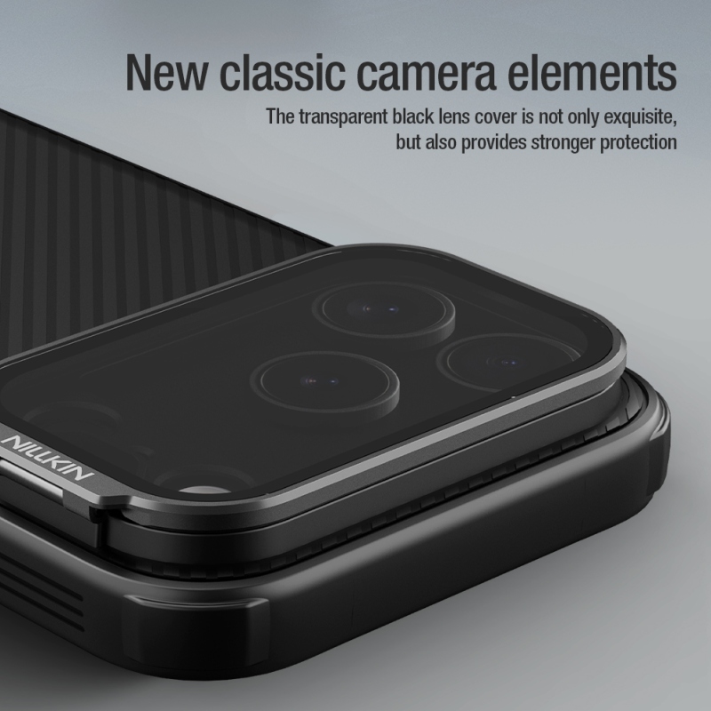 Nillkin CamShield támasz hátsó borítás Apple iPhone 17 Pro Fekete