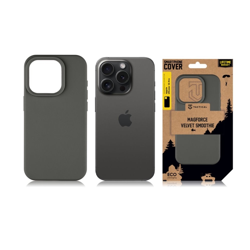 Taktikai MagForce bársony Smoothie borító az Apple iPhone 15 Pro Bazooka készülékhez
