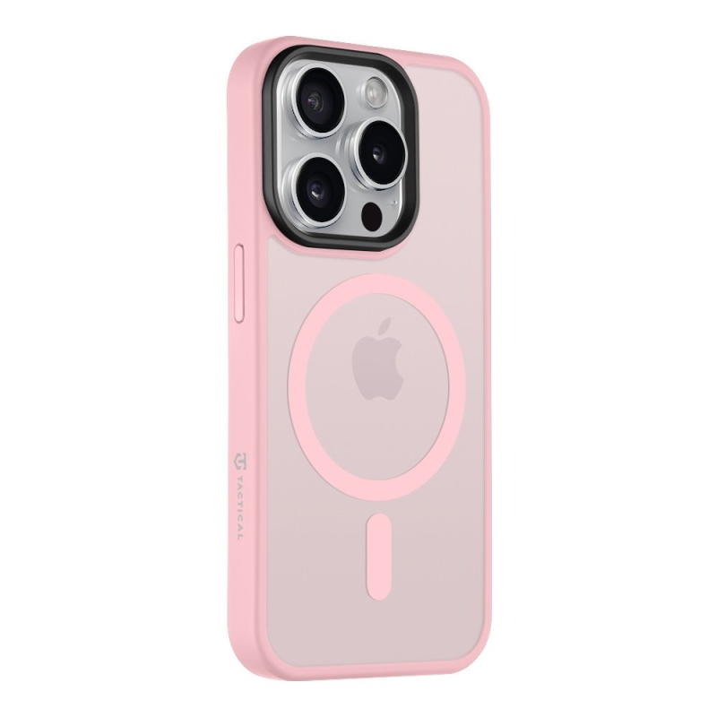Taktikai MagForce Hyperstealth borító iPhone 15 Pro rózsaszín párduchoz