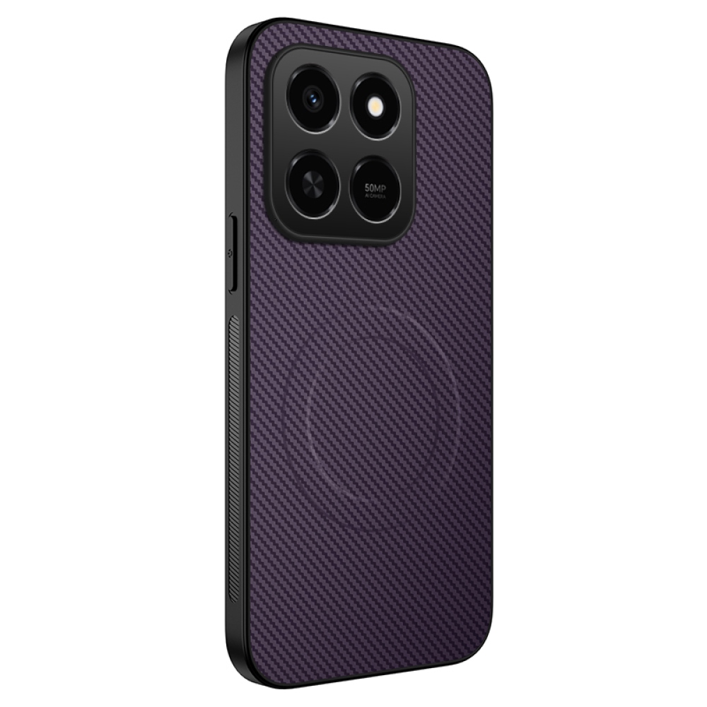 WLF zselés tok fix hátlappal és MagSafe készülékkel a Honor 400 Smart 5G/4G/Honor X7d készülékhez - lila