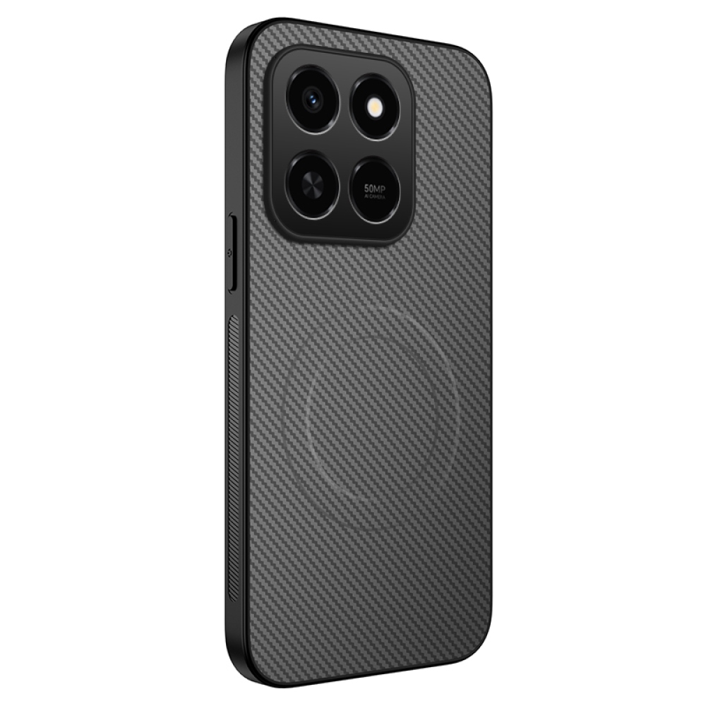 WLF zselés tok fix hátlappal és MagSafe készülékkel a Honor 400 Smart 5G/4G/Honor X7d készülékhez - szürke