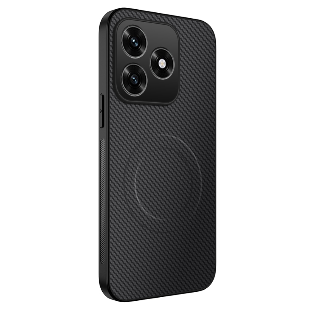 WLF zselés tok fix hátlappal és MagSafe készülékkel a Honor X5c Plus készülékhez - fekete