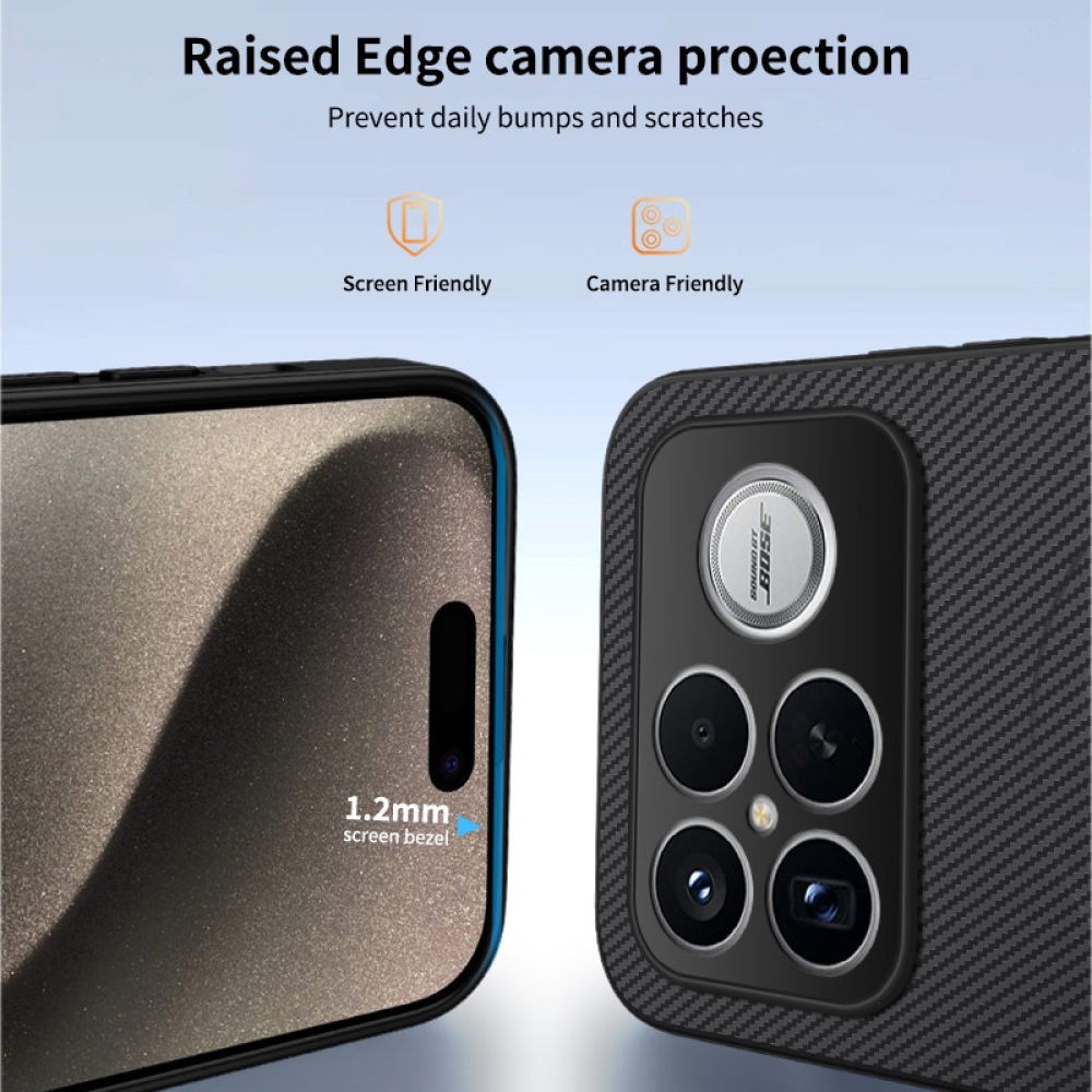 WLF zselés tok fix hátlappal és MagSafe a Xiaomi Poco F8 Ultra 5G számára - fekete