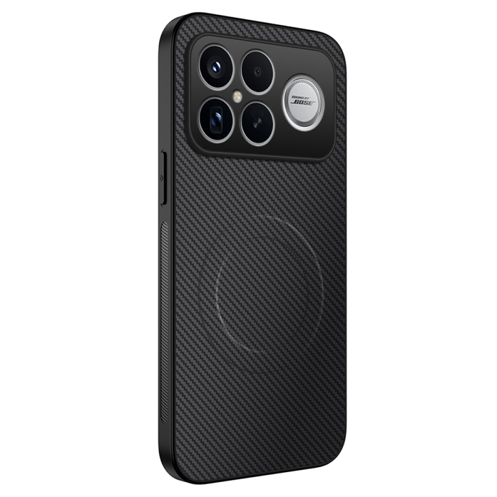 WLF zselés tok fix hátlappal és MagSafe a Xiaomi Poco F8 Ultra 5G számára - fekete