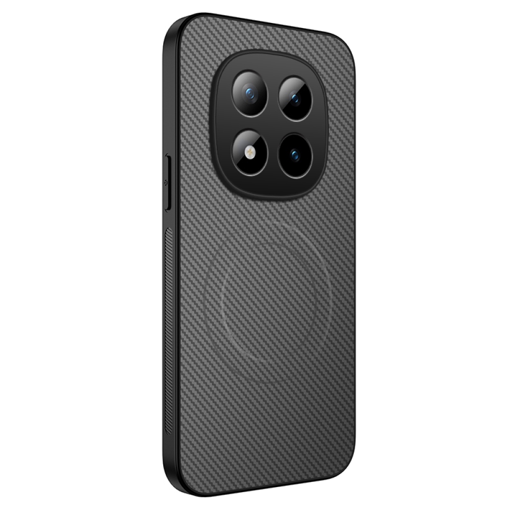 WLF zselés tok fix hátlappal és MagSafe a Xiaomi Redmi Note 15 Pro+ 5G számára - szürke