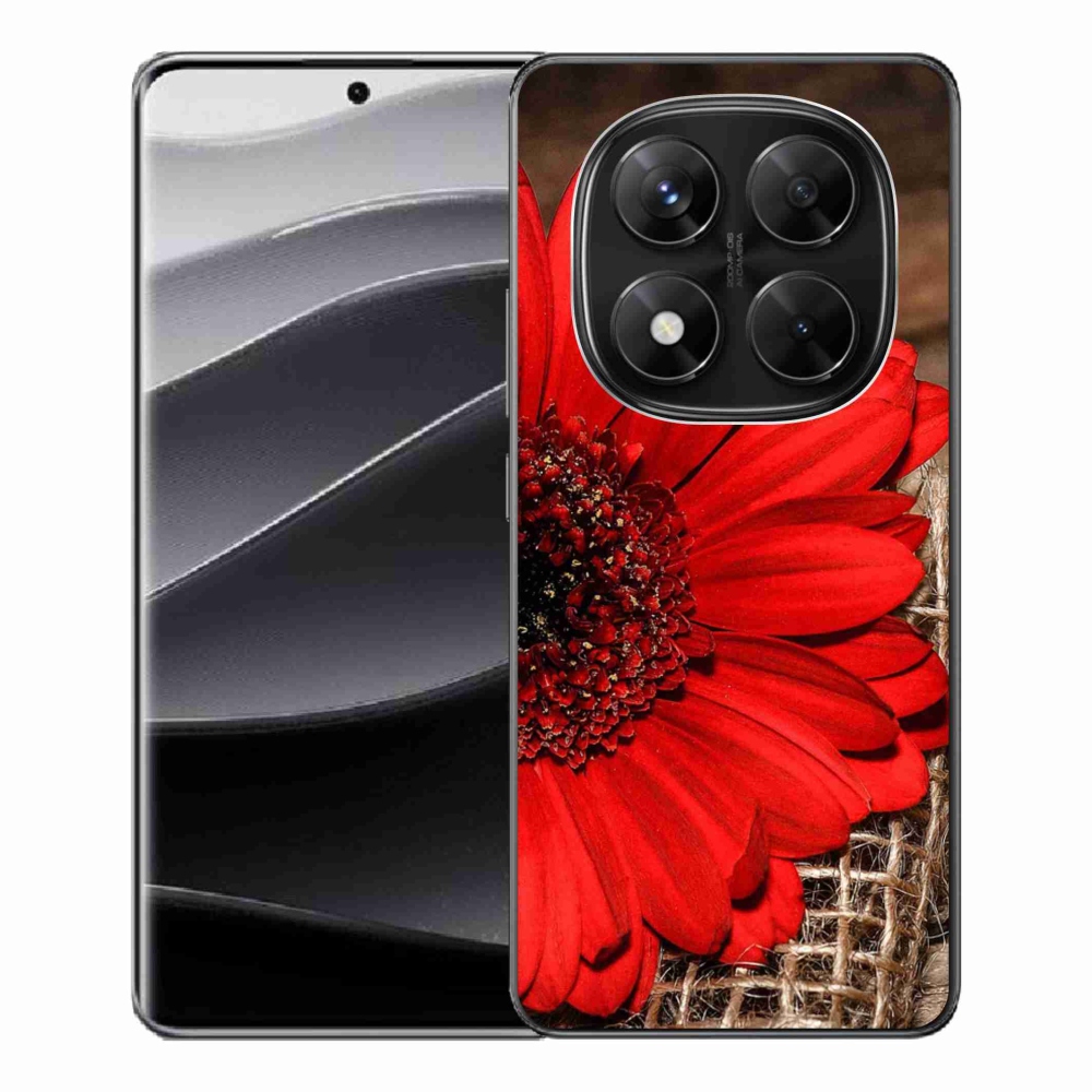 Gél borító mmCase a Xiaomi Redmi Note 14 Pro 5G/Poco X7 5G számára - gerbera