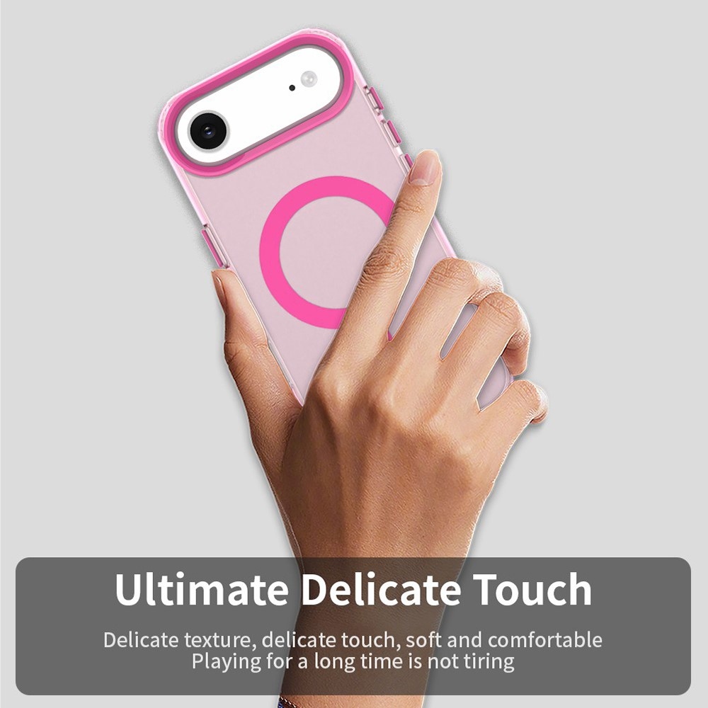 Candy MagSafe gél tok iPhone 17 Air készülékhez - rózsaszín