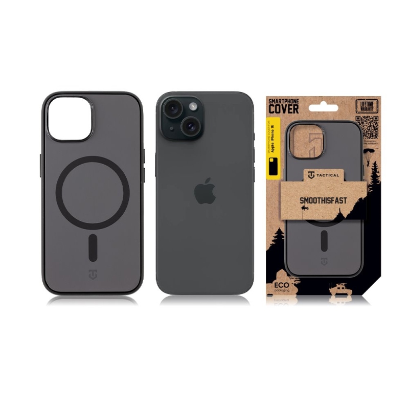 Tactical MagForce SmoothIsFast borító Apple iPhone 15 Aszfalthoz