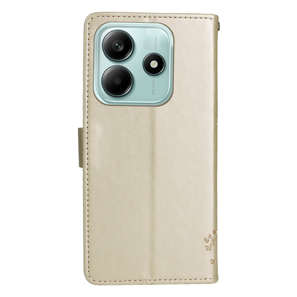 Fák könyve tok Xiaomi Redmi Note 14 5G - arany színű