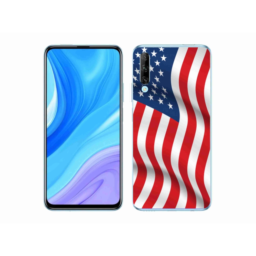 Gél borító mmCase a mobil Huawei P Smart Pro (2019) - US zászlóhoz