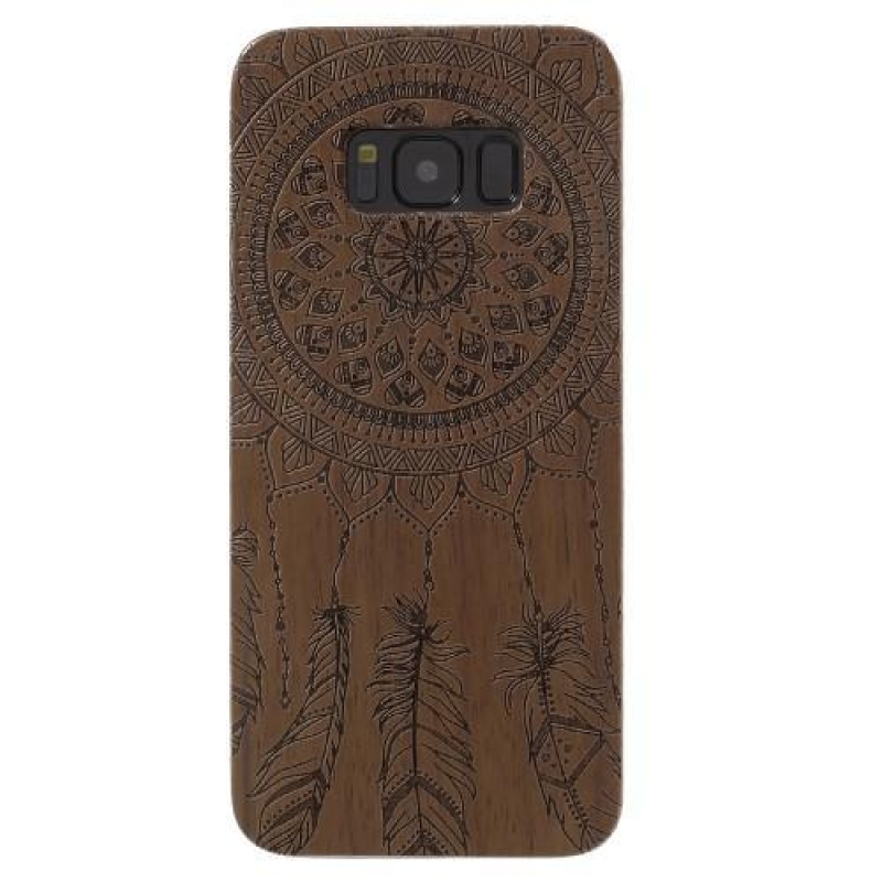 Fából készült tok motívummal Samsung Galaxy S8 Plus - álomfogókkal