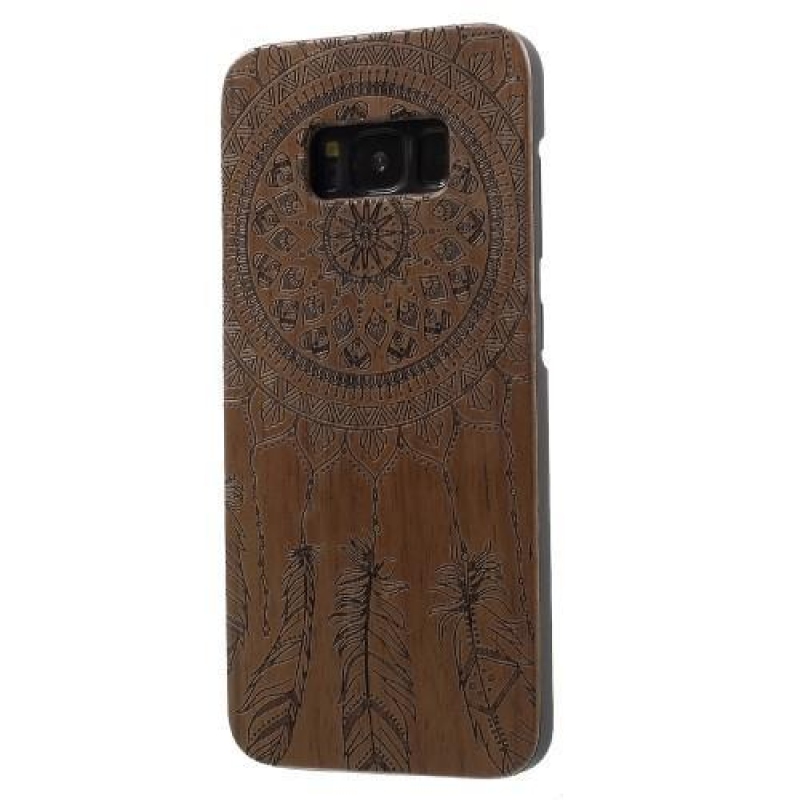 Fából készült tok motívummal Samsung Galaxy S8 Plus - álomfogókkal