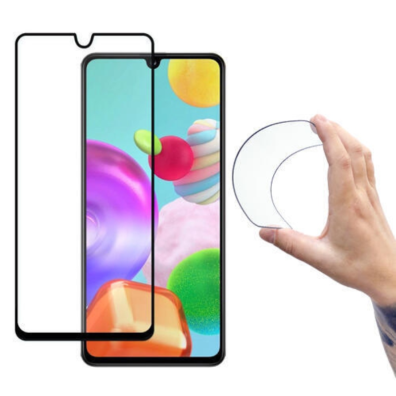Wozinsky teljes képernyő edzett üveg a Samsung Galaxy A41 - fekete