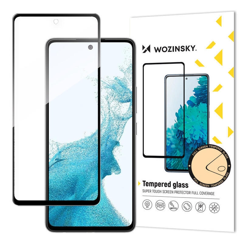 Wozinsky teljes képernyő edzett üveg a Samsung Galaxy A53 5G - fekete