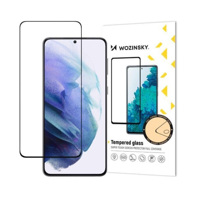 Wozinsky teljes képernyős edzett üveg Samsung Galaxy S23+-hoz - fekete