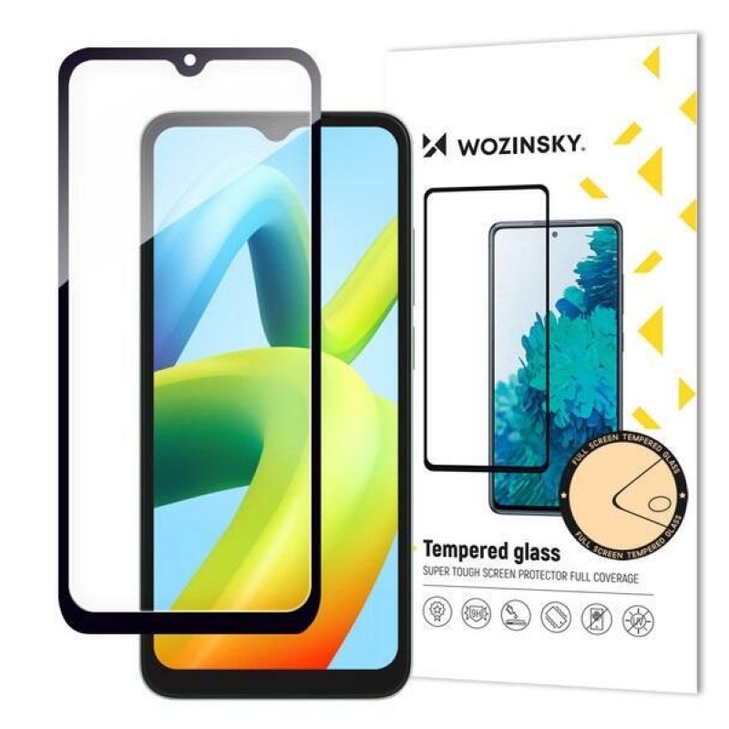 Wozinsky teljes képernyő edzett üveg Xiaomi Redmi A1/Redmi A2 - fekete
