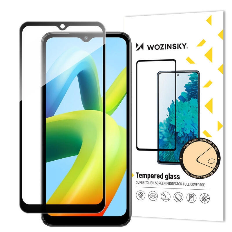 Wozinsky teljes képernyő edzett üveg Xiaomi Redmi A1+/A2+ - fekete