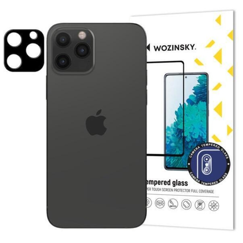Wozinsky edzett üvegből készült kamera lencse az iPhone 12 Pro Max-on