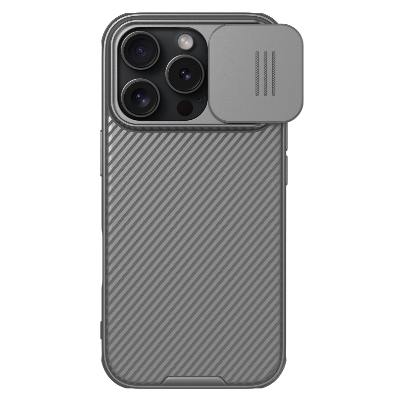 Nillkin CamShield PRO hátlap az Apple iPhone 16 Pro készülékhez Titánium szürke