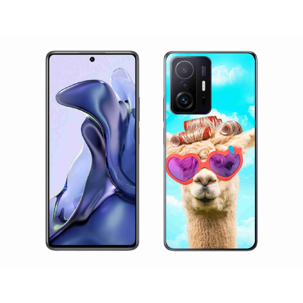 Gél borítás mmCase a Xiaomi 11T-hez - szemüveges láma