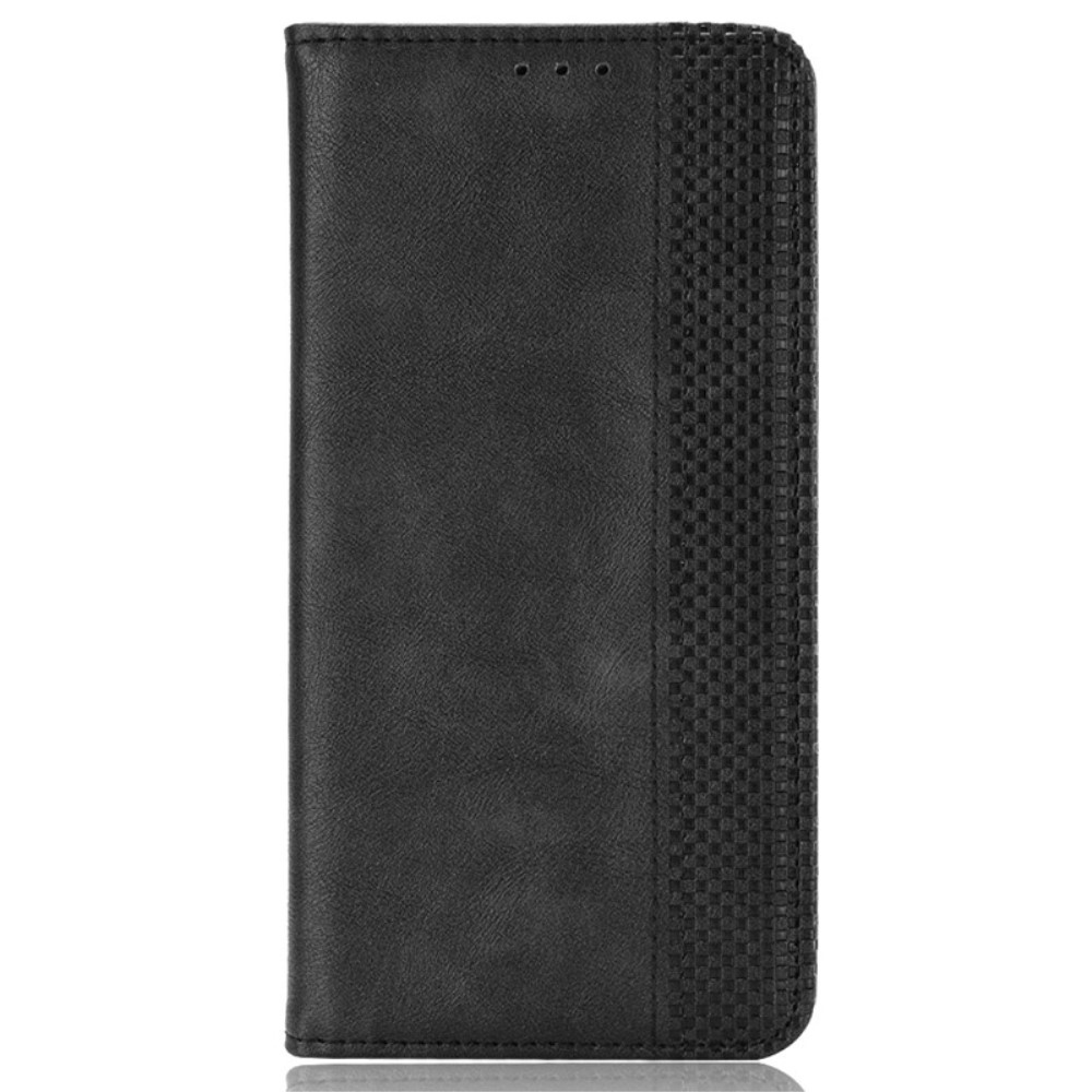 Vintage könyv tok a Xiaomi Redmi Note 14S/Note 13 Pro 4G/Poco M6 Pro számára - fekete