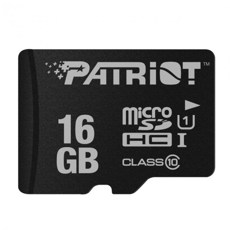 microSDHC 16GB Patriot Class 10 adapter nélkül