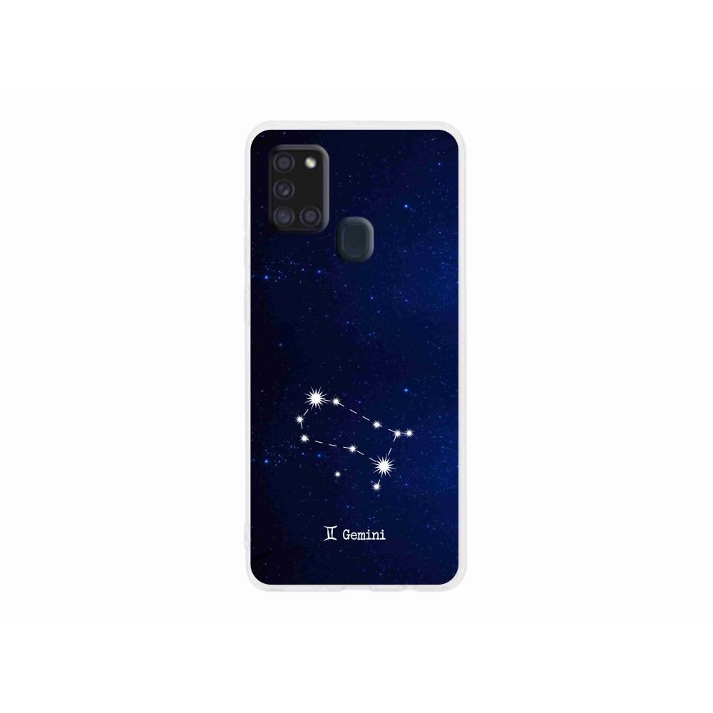 Gél borítás mmCase Samsung Galaxy A21s készülékhez - csillagkép Gemini