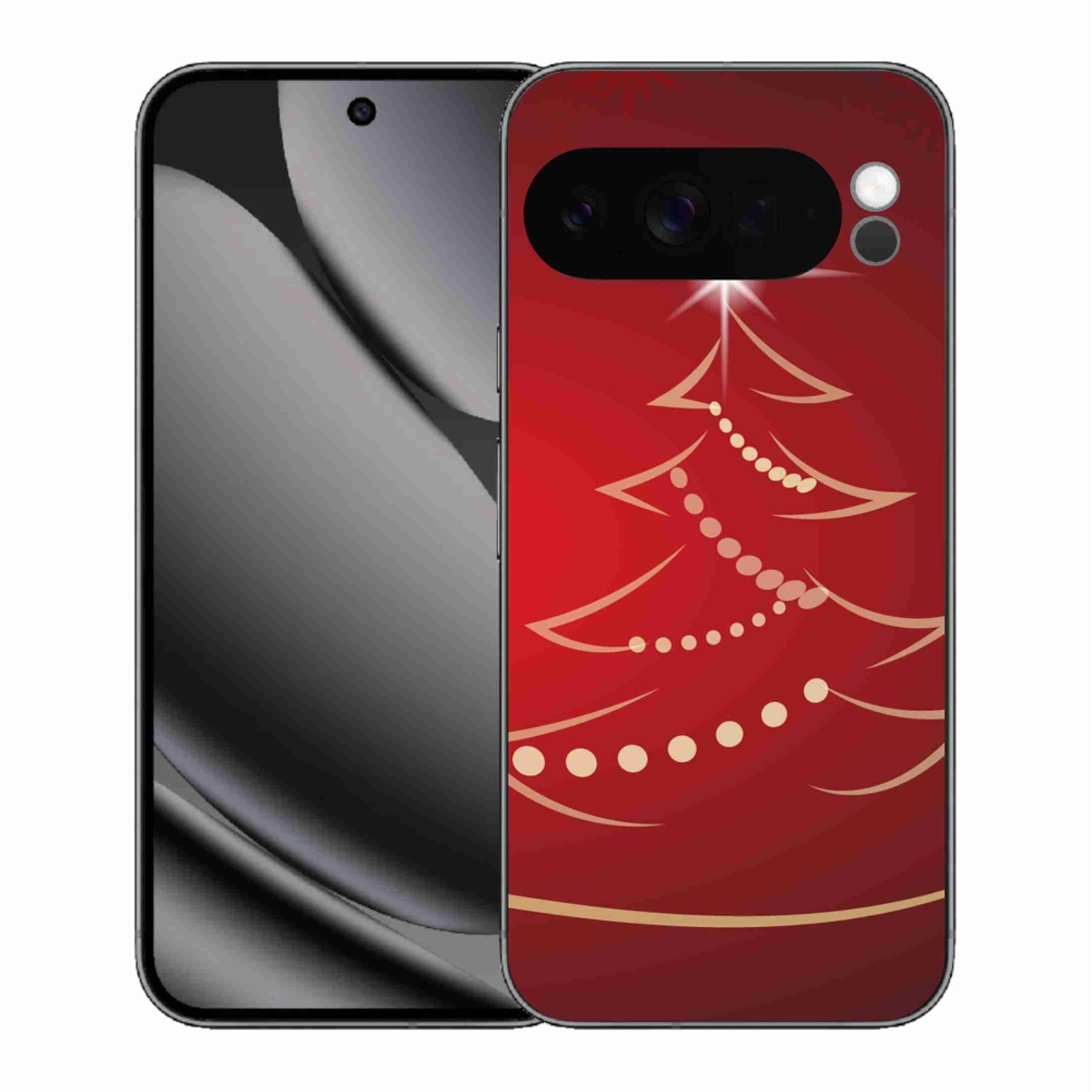 Gél borítás mmCase a Google Pixel 10 Pro XL-hez - karácsonyfa karikatúra