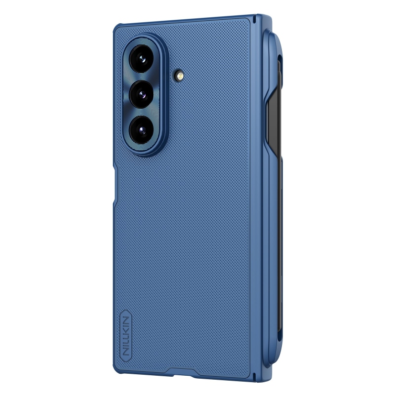 Nillkin Super Frosted FOLD mágneses tolltartó hátsó borító Samsung Galaxy Z Fold 7 kék