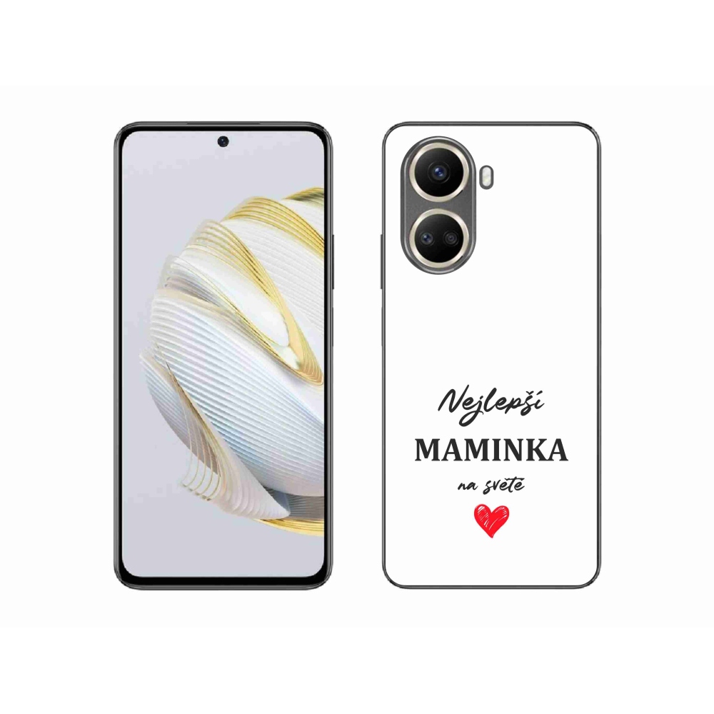 Gél borító mmCase a Huawei Nova 10 SE-n - legjobb anya 1 fehér háttér