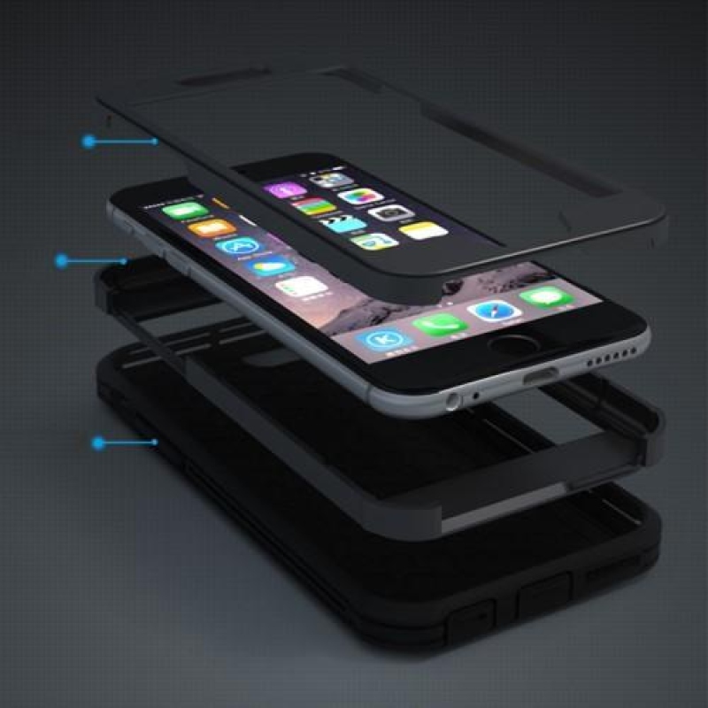 Wrap tartós zselés tok iPhone 6 Plus és iPhone 6s Plus készülékhez - fehér