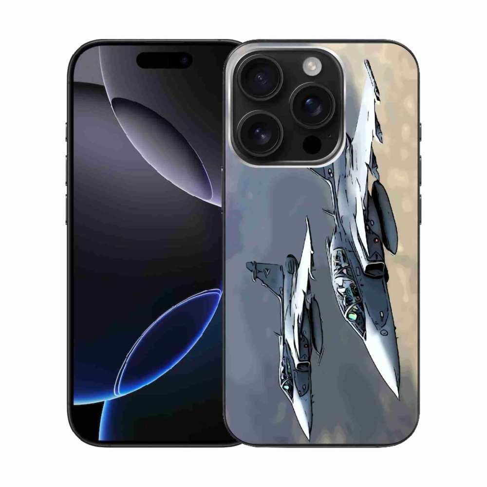 Zselés borítás mmCase iPhone 16 Pro készülékhez - vadászrepülők