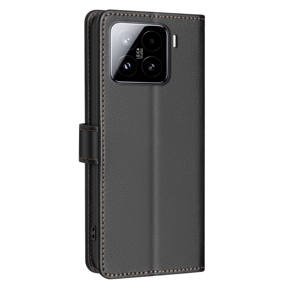 BINFEN könyv tok Xiaomi 15 Pro-hoz - fekete